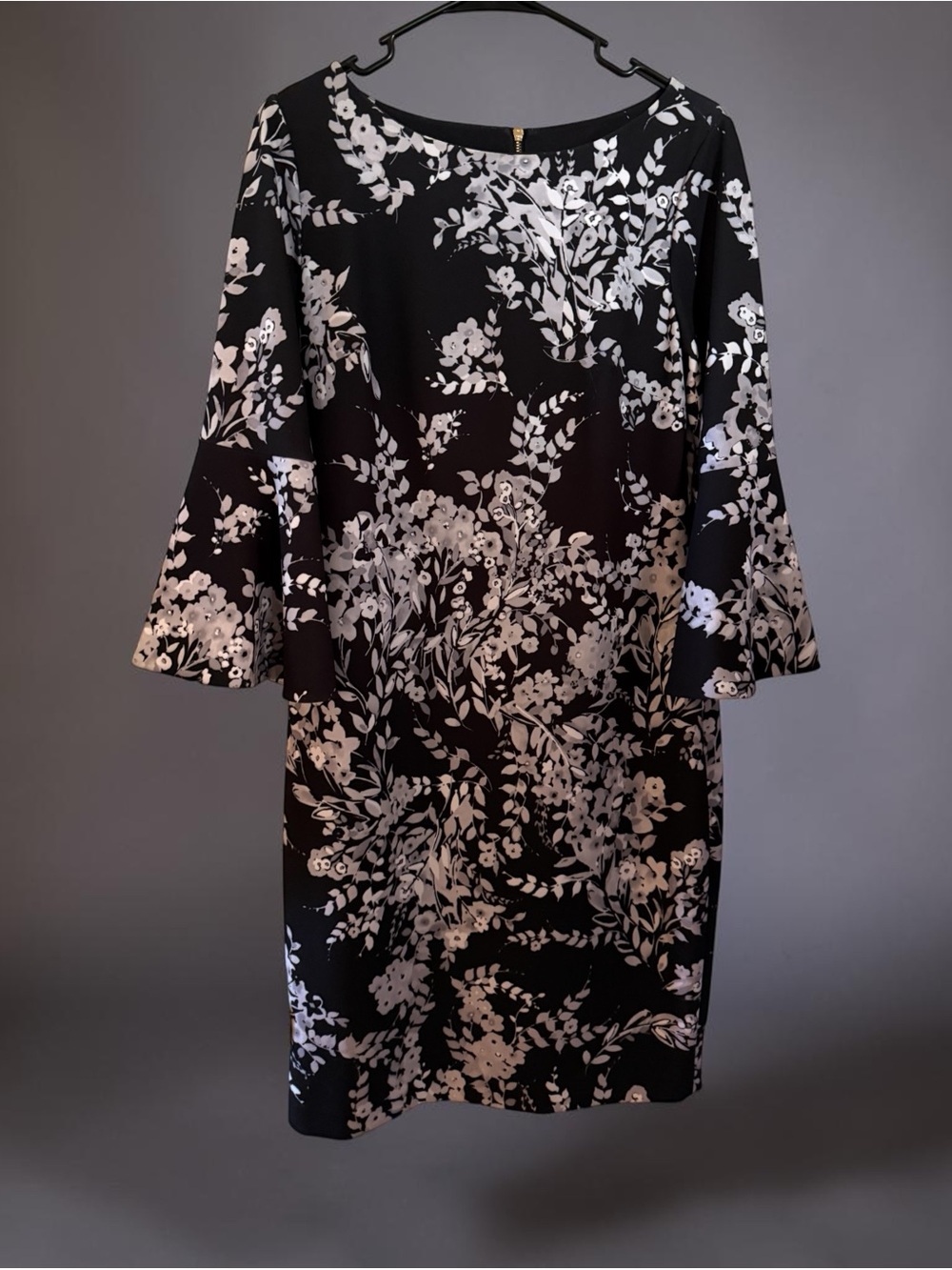 Calvin Klein Black & White Floral Dress - Women